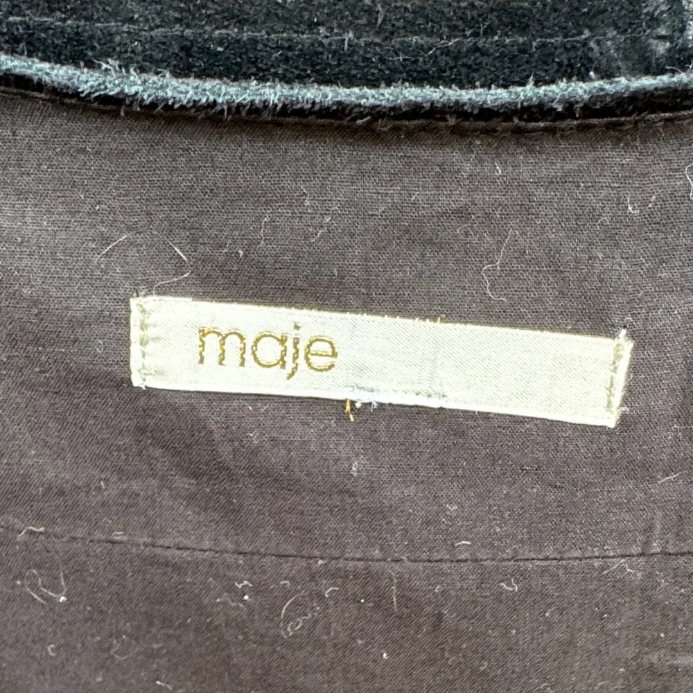 Maje Envela Black Suede Fringe Skirt Size 4 (estimated) - Picture 10 of 16